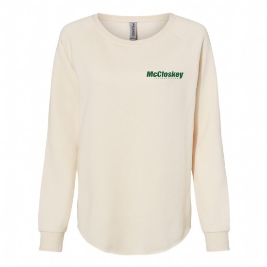 Women's California Wave Wash Crewneck Sweatshirt