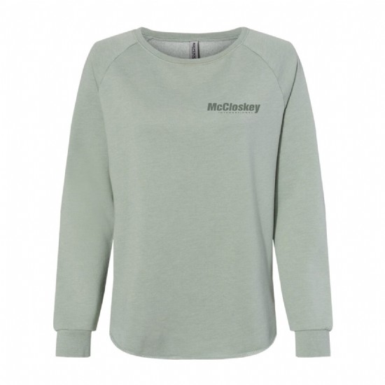 Women's California Wave Wash Crewneck Sweatshirt #2